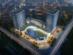 蕪湖潤地商業廣場百葉窗、樓梯扶手定制